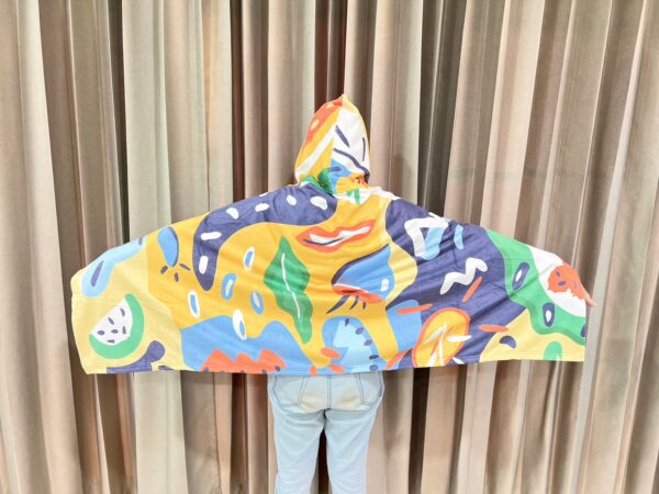 ผ้าห่มนาโนพิมพ์ลาย มีฮู้ด Hood - Image 2