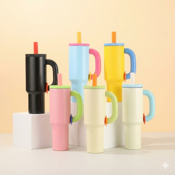 Tumbler แก้วน้ำหูจับสเตนเลส (2)