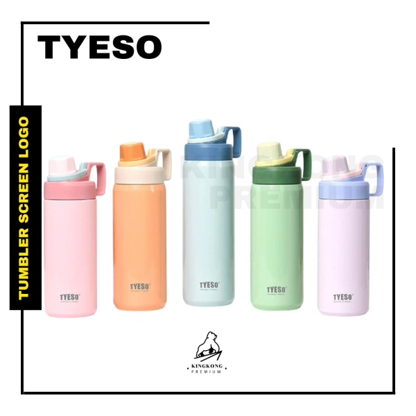 กระบอกน้ำหูหิ้ว tyeso สกรีนโลโก้ (2) กระบอกน้ำหูหิ้ว tyeso สกรีนโลโก้ (2)